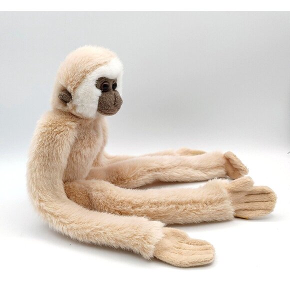 Wild Republic K&M Hanging Spider Monkey Plush Toy Stuffed Animal Beige Tan 17" - Picture 3 of 6